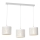 Candelabro suspenso LOFT SHADE 3xE27/60W/230V branco/dourado