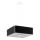 Candelabro suspenso LOKKO 5xE27/60W/230V 45 cm preto