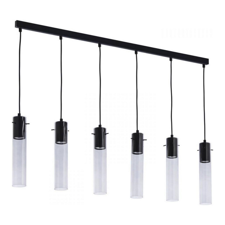 Candelabro suspenso LOOK GRAPHITE 6xGU10/10W/230V