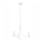 Candelabro suspenso LUCY 3xE14/60W/230V branco