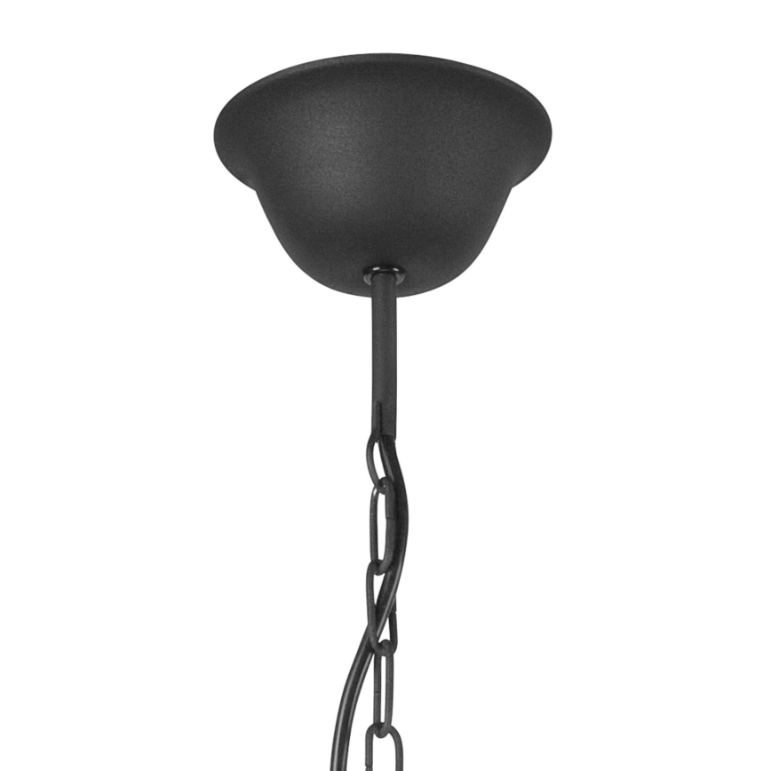 Candelabro suspenso LUCY 3xE14/60W/230V preto