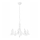 Candelabro suspenso LUCY 8xE14/60W/230V branco