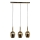Candelabro suspenso LUGANO 3xE14/40W/230V dourado