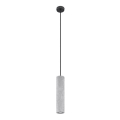 Candelabro suspenso LUVO 1xGU10/40W/230V betão/preto