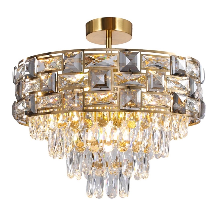 Candelabro suspenso LUXURIA 9xE14/40W/230V dourada