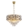 Candelabro suspenso LUXURIA 9xE14/40W/230V dourada