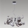 Candelabro suspenso MADEIRA 12xG4/20W/230V