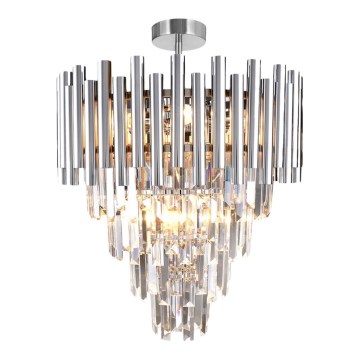 Candelabro suspenso MADISON 9xE14/40W/230V cromado mate