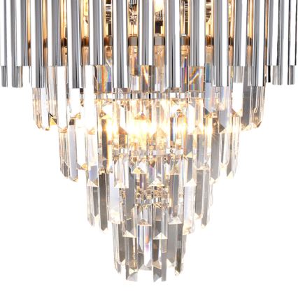 Candelabro suspenso MADISON 9xE14/40W/230V cromado mate