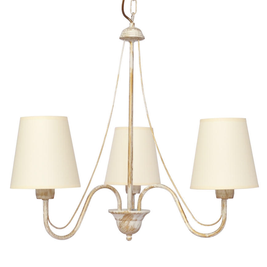 Candelabro suspenso MALBO 3xE27/15W/230V bege