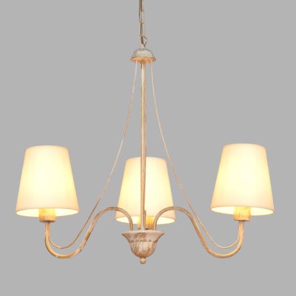 Candelabro suspenso MALBO 3xE27/15W/230V bege