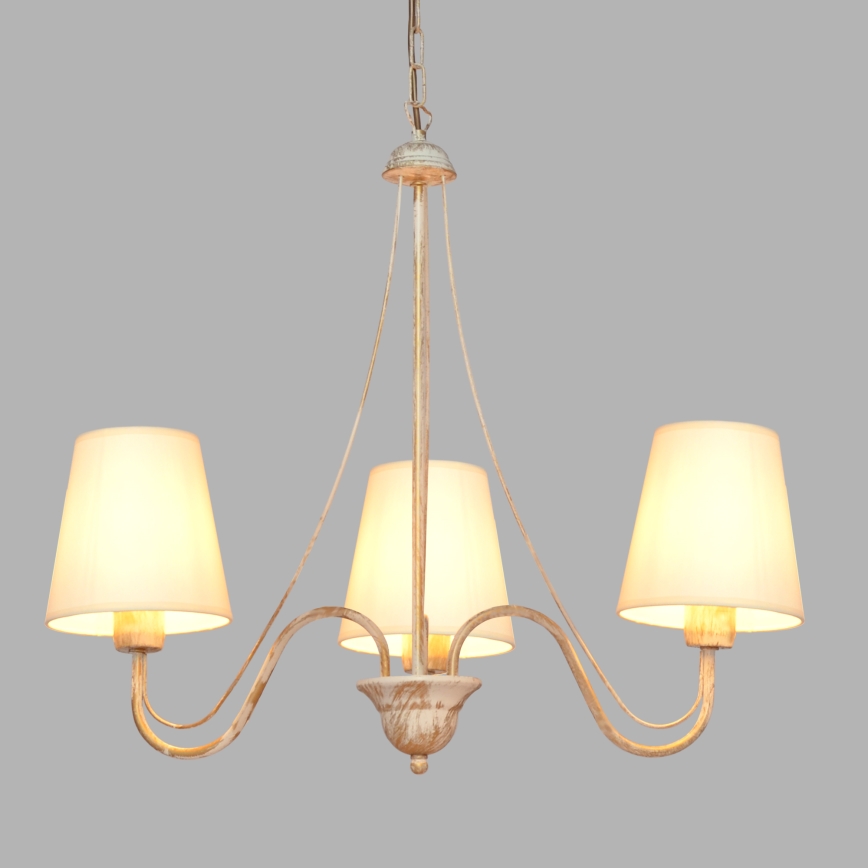 Candelabro suspenso MALBO 3xE27/15W/230V bege