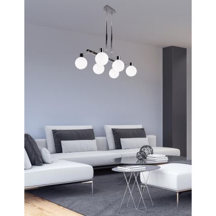 Candelabro suspenso MALDUS 6xG9/40W/230V
