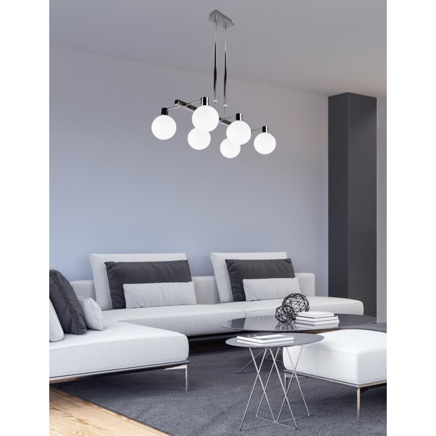 Candelabro suspenso MALDUS 6xG9/40W/230V