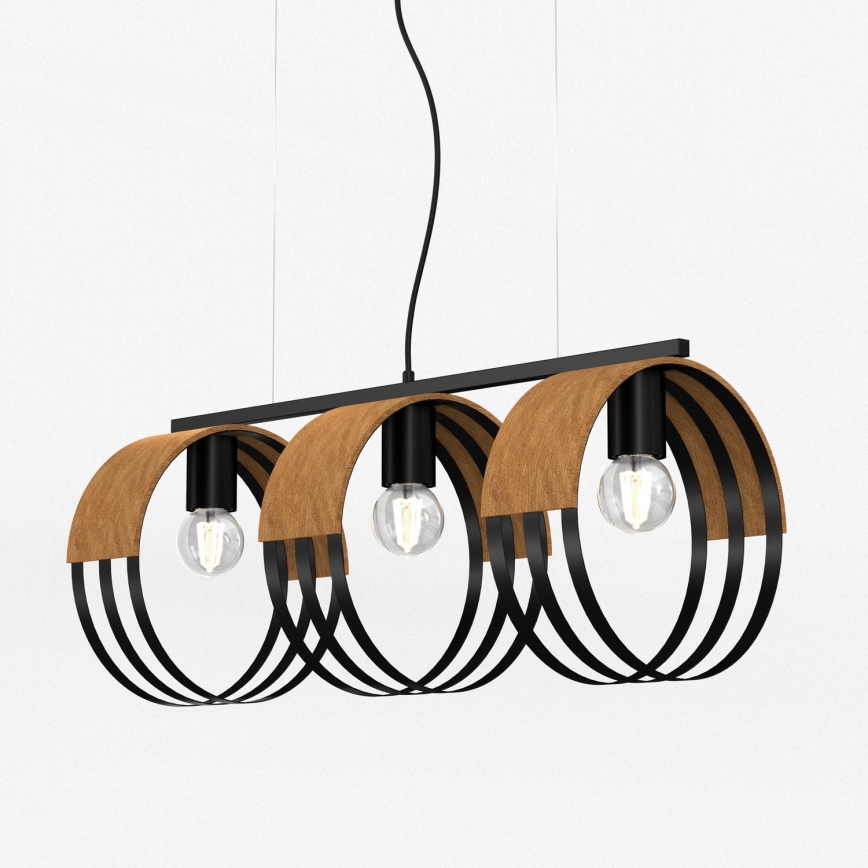 Candelabro suspenso MALM 3xE27/60W/230V