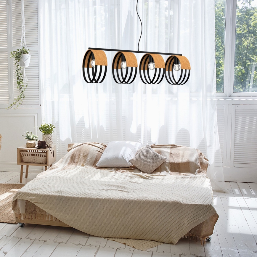 Candelabro suspenso MALM 4xE27/60W/230V
