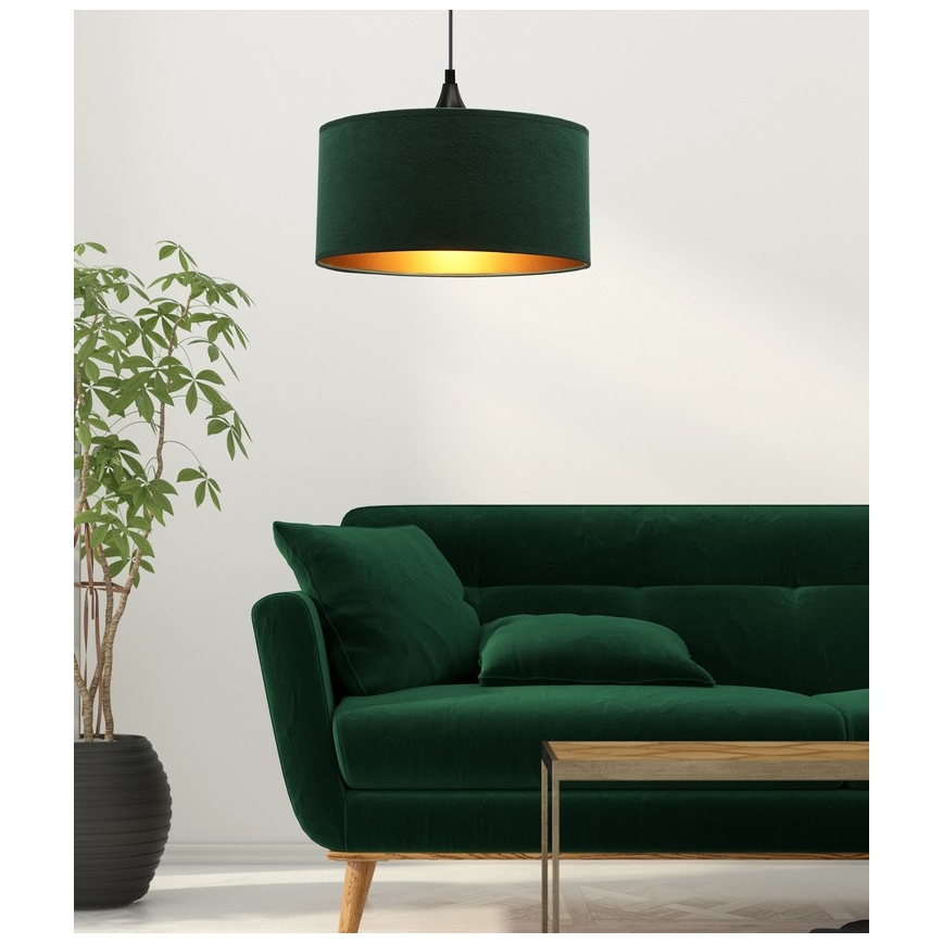 Candelabro suspenso MALOTO 1xE27/60W/230V verde