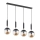 Candelabro suspenso MARAKAS 4xE14/40W/230V