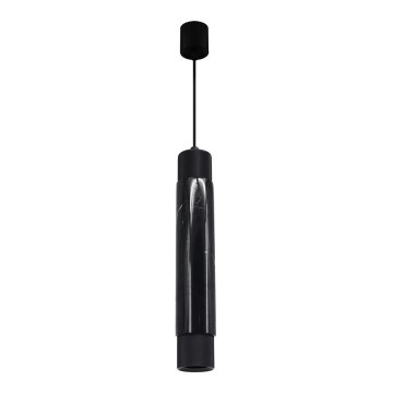 Candelabro suspenso MARBLE 1xGU10/8W/230V preto/dourado