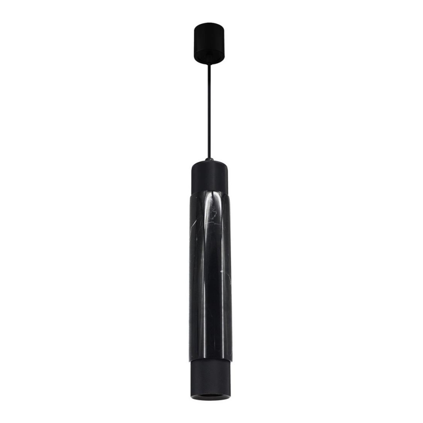 Candelabro suspenso MARBLE 1xGU10/8W/230V preto/dourado