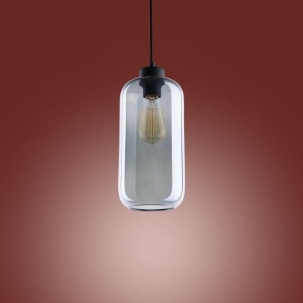 Candelabro suspenso MARCO 1xE27/60W/230V preto