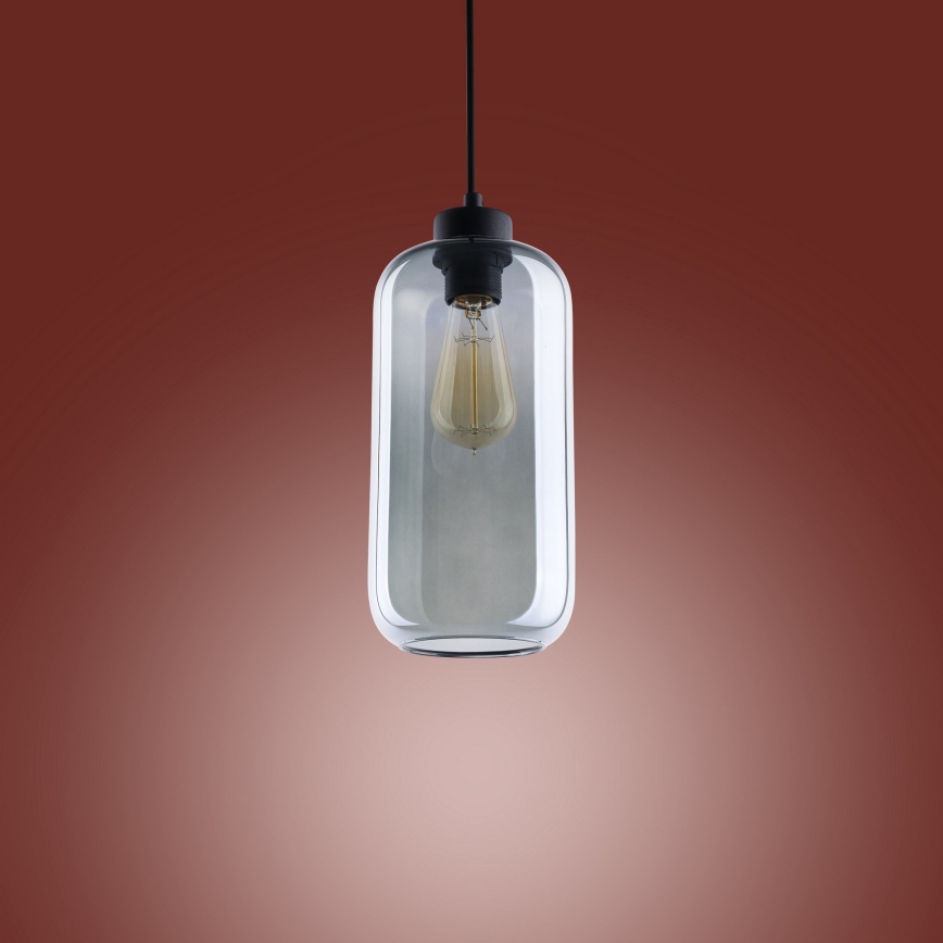 Candelabro suspenso MARCO 1xE27/60W/230V preto