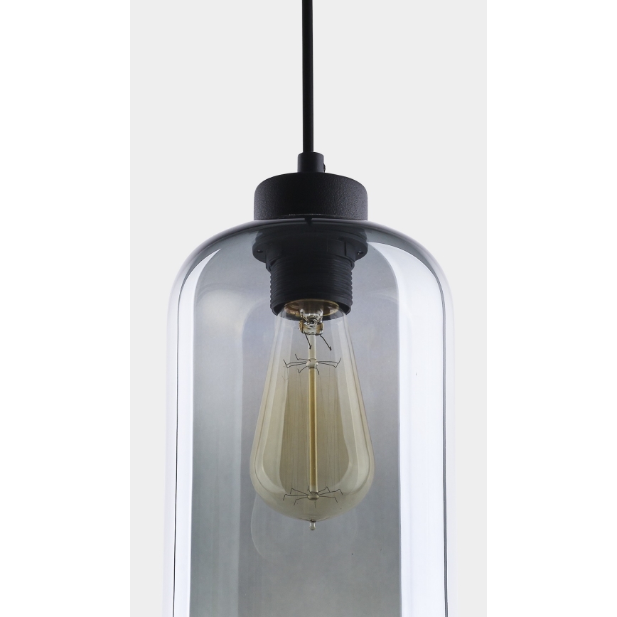 Candelabro suspenso MARCO 1xE27/60W/230V preto