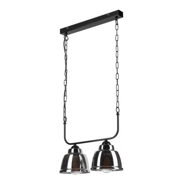 Candelabro suspenso MARIO 2xE27/60W/230V cromado
