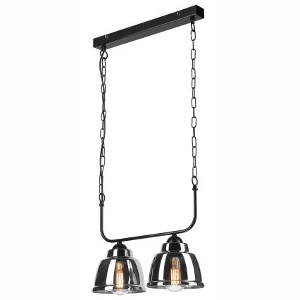 Candelabro suspenso MARIO 2xE27/60W/230V cromado