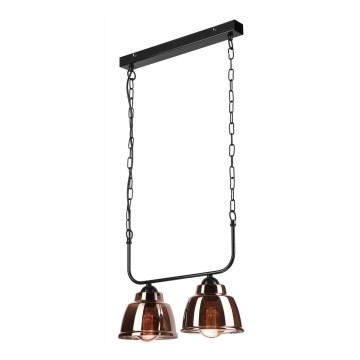 Candelabro suspenso MARIO 2xE27/60W/230V latão