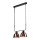 Candelabro suspenso MARIO 2xE27/60W/230V latão
