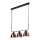 Candelabro suspenso MARIO 3xE27/60W/230V latão