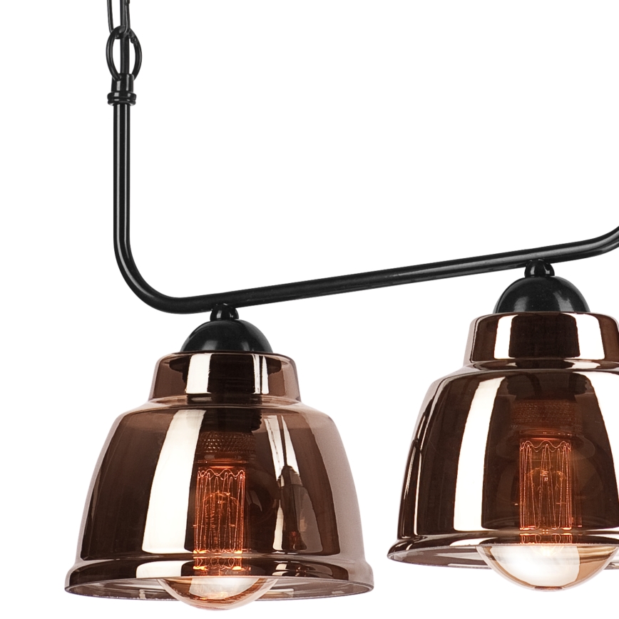 Candelabro suspenso MARIO 3xE27/60W/230V latão