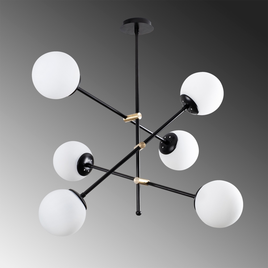Candelabro suspenso MARTI 6xE27/100W/230V