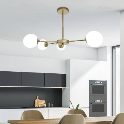 Candelabro suspenso MATI 4xG9/20W/230V dourado