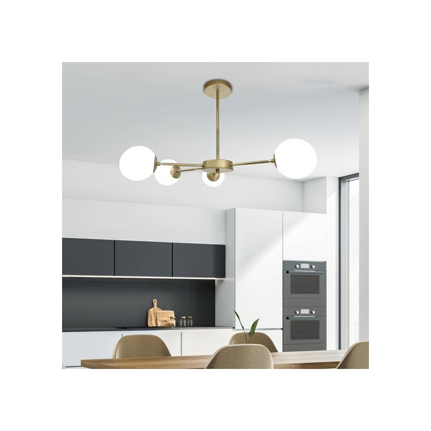 Candelabro suspenso MATI 4xG9/20W/230V dourado