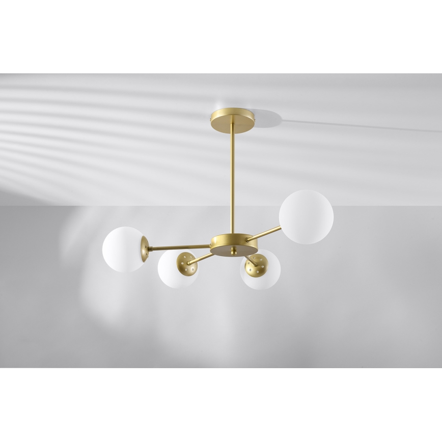 Candelabro suspenso MATI 4xG9/20W/230V dourado