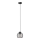 Candelabro suspenso MERCURE 1xE27/15W/230V diâmetro 16 cm preto