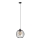 Candelabro suspenso MERCURE 1xE27/15W/230V diâmetro 24 cm preto