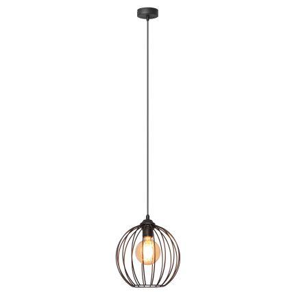 Candelabro suspenso MERCURE 1xE27/15W/230V diâmetro 24 cm preto