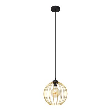 Candelabro suspenso MERCURE 1xE27/15W/230V dourada/preto