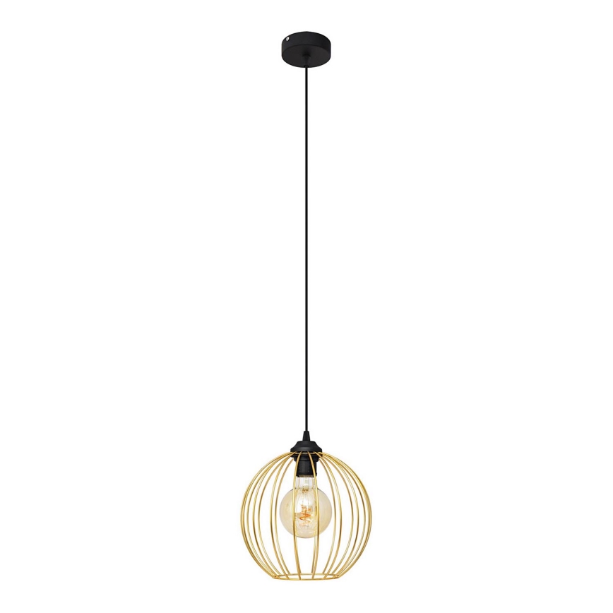 Candelabro suspenso MERCURE 1xE27/15W/230V dourada/preto