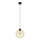 Candelabro suspenso MERCURE 1xE27/15W/230V dourada/preto