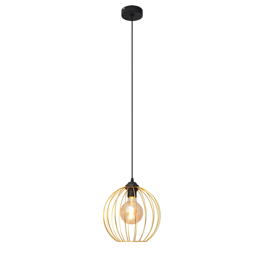 Candelabro suspenso MERCURE 1xE27/15W/230V dourada/preto
