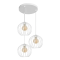 Candelabro suspenso MERCURE 3xE27/15W/230V branco