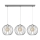 Candelabro suspenso MERCURE 3xE27/15W/230V cinzento