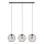 Candelabro suspenso MERCURE 3xE27/15W/230V preto