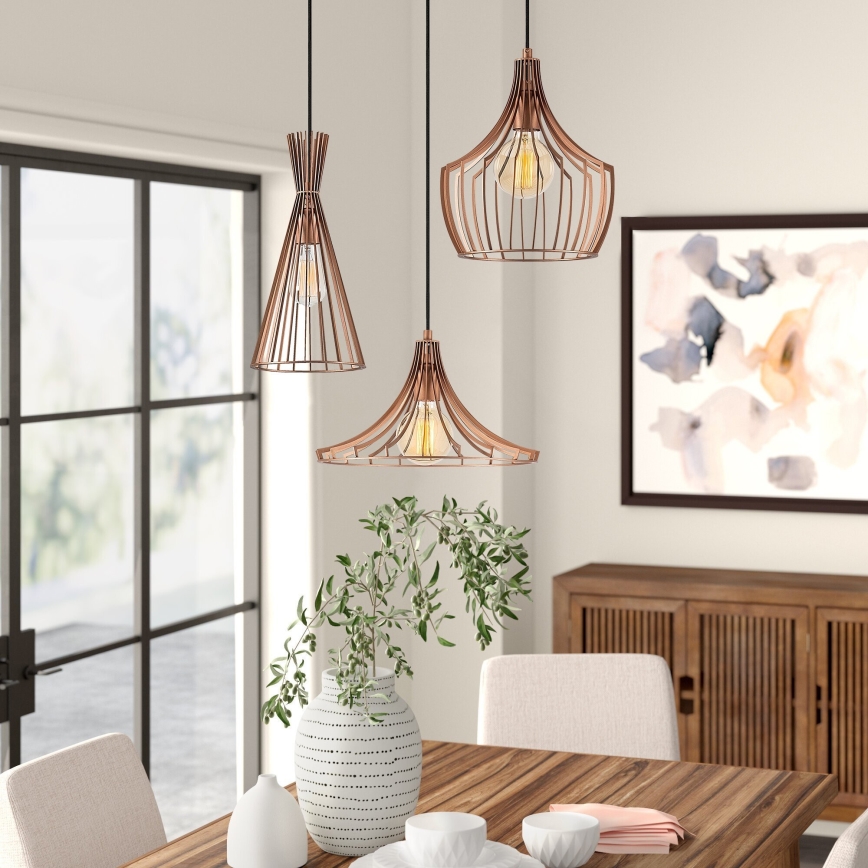 Candelabro suspenso MEZOPOTAMYA 3xE27/40W/230V