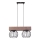 Candelabro suspenso MILAN 2xE27/60W/230V madeira