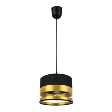 Candelabro suspenso MILO 1xE27/60W/230V dourado/preto